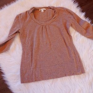◊ Banana Republic Luxury Cashmere Tan Sweater